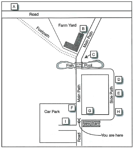 Questions 15-20 - Label the map below