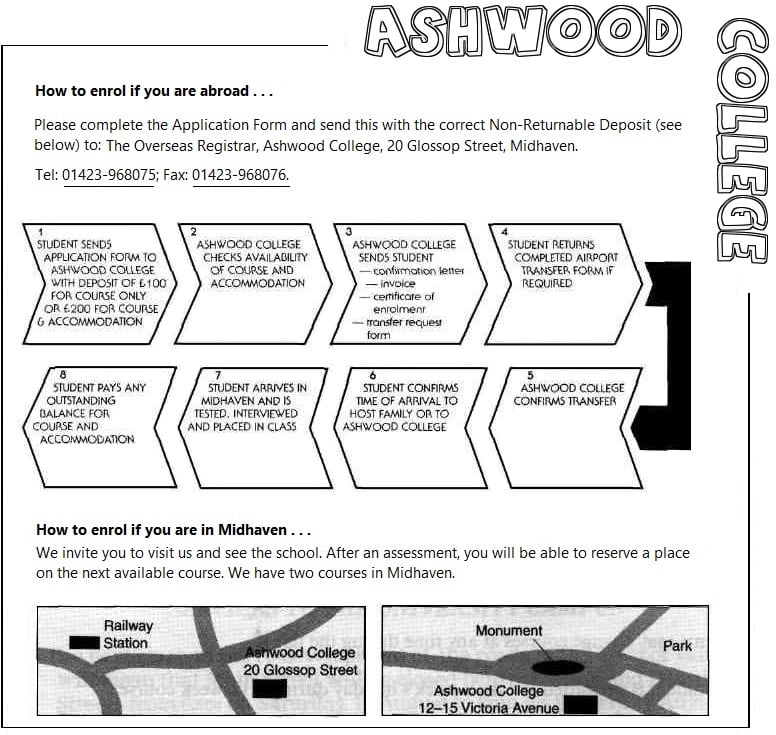GT Reading - Ashwood College Enrolment Details